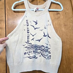 Anthropologie MAKE WAVES Tank Top